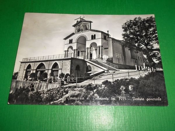 Cartolina Santuario di Belmonte - Veduta generale 1965.