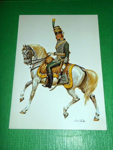 Cartolina Militaria Uniformi - République Française 1792 - illustratore W. …