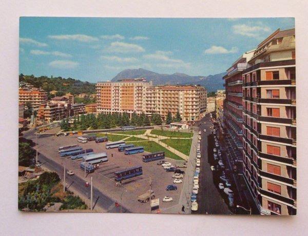 Cartolina Avellino - Piazza Kennedy 1970 ca.
