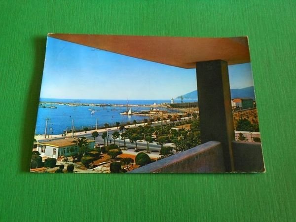 Cartolina Marina di Carrara - Il Porto 1957.