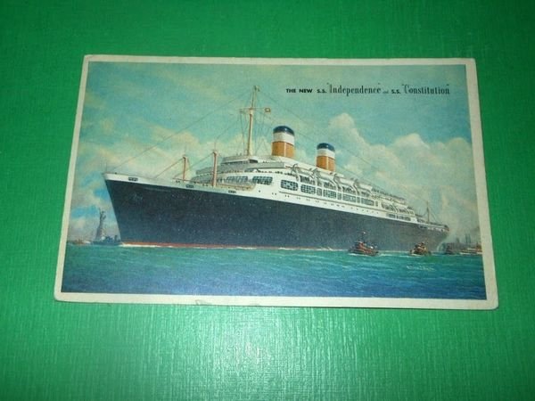 Cartolina Navigazione American Export Lines - The new S/S Independence …