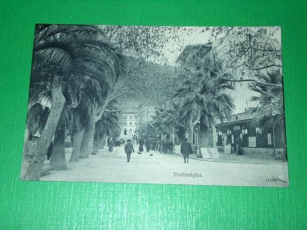 Cartolina Ventimiglia - Particolare 1910 ca