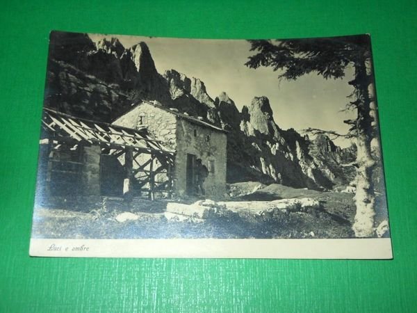 Cartolina d' epoca spedita da Meana di Susa - Luci … | Immagine principale