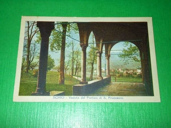 Cartolina Schio - Veduta dal Portico di S. Francesco 1930 … | Immagine principale
