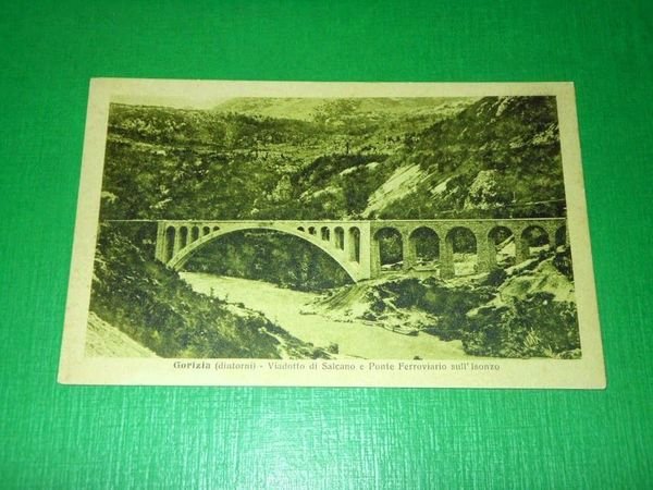 Cartolina Gorizia (dintorni) - Viadotto di Salcano e Ponte sull' …