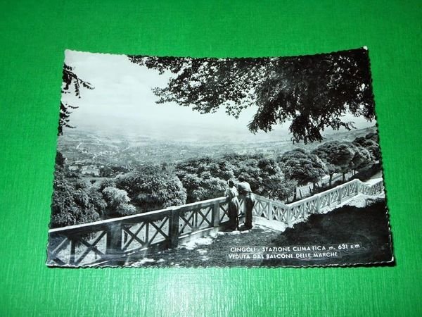 Cartolina Cingoli - Veduta dal Balcone delle Marche 1957 | Immagine principale