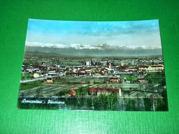Cartolina Crescentino - Panorama 1960 ca | Immagine principale