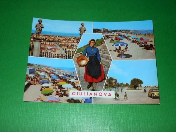 Cartolina Giulianova - Vedute diverse 1964