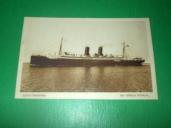 Cartolina Navigazione LLoyd Triestino - S/S Stella d' Italia 1940 … | Immagine principale