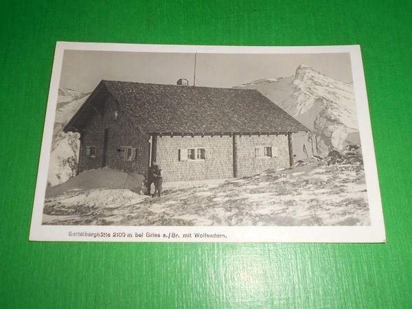 Cartolina Sattelberghutte bei Gries a./Br. mit Wolfendorf - Bolzano 1935 | Immagine principale