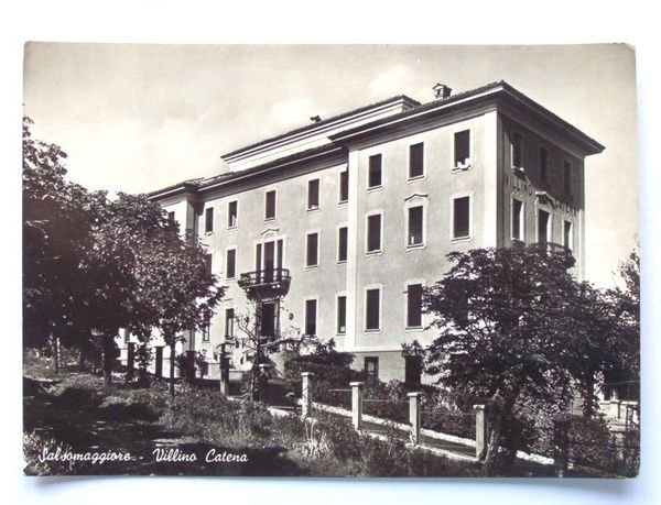 Cartolina Salsomaggiore - Villino Catena 1962