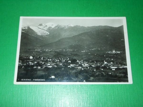 Cartolina Giaveno - Panorama 1940 | Immagine principale