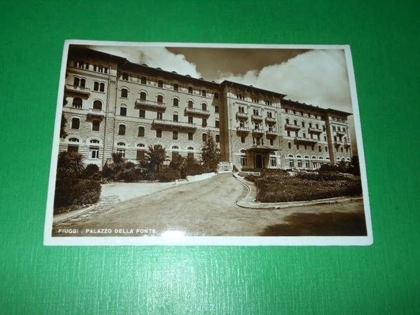 Cartolina Fiuggi - Palazzo della Fonte 1939