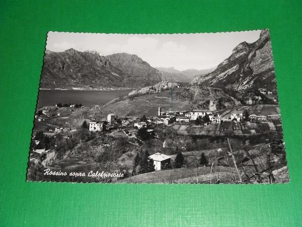 Cartolina Rossino sopra Calolziocorte - Panorama 1960
