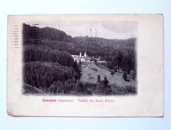 Cartolina Camaldoli ( Casentino ) - Sacro Eremo 1922.