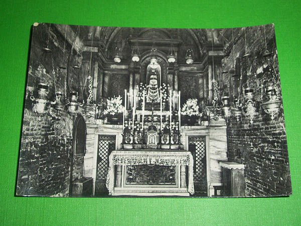 Cartolina Loreto - Interno della S. Casa 1957