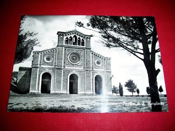 Cartolina Cortona - Basilica di S. Margherita 1955 ca