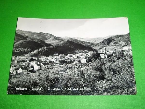 Cartolina Quiliano - Panorama e vallata 1968.