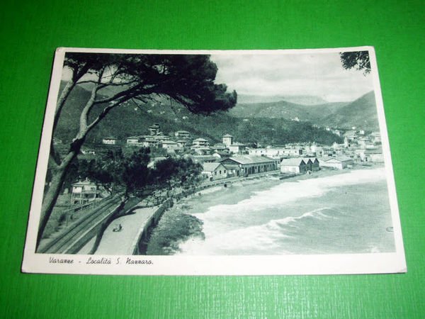 Cartolina Varazze - Località S. Nazzaro - Scorcio panoramico 1936