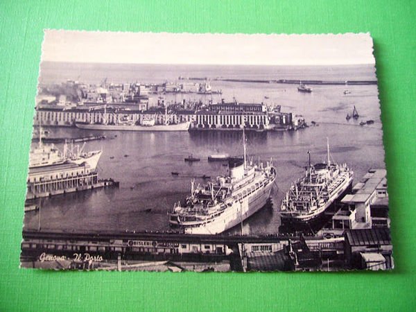Cartolina Genova - Il Porto 1950 ca