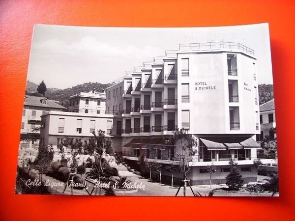 Cartolina Celle Ligure (Piani) - Hotel S. Michele 1955.