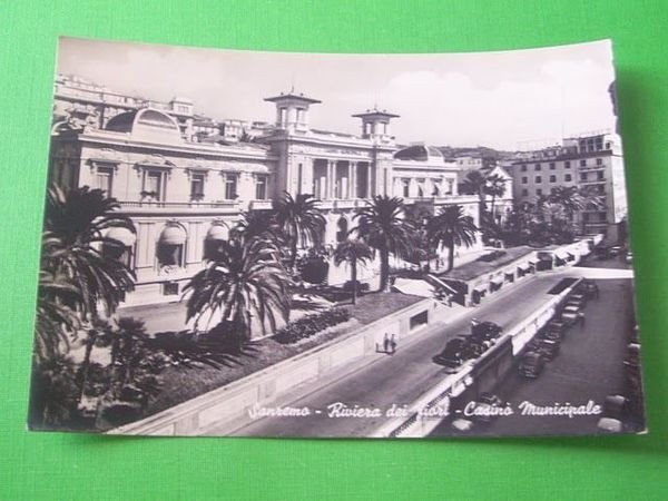 Cartolina Sanremo - Casinò Municipale 1957