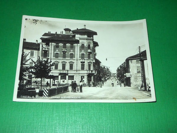 Cartolina Castel S. Giovanni - Corso Risorgimento 1951 | Immagine Gallery 1