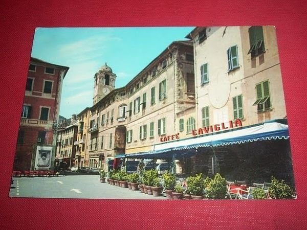 Cartolina Finale Ligure - Piazza Vittorio Emanuele II.