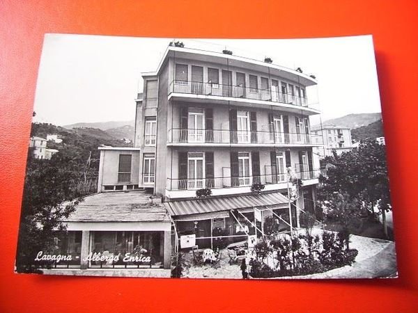 Cartolina Lavagna - Albergo Enrica -- 1962