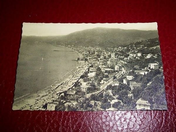 Cartolina Alassio - Panorama da levante 1943