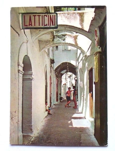 Cartolina Sperlonga - Via Fulco Tosti 1972