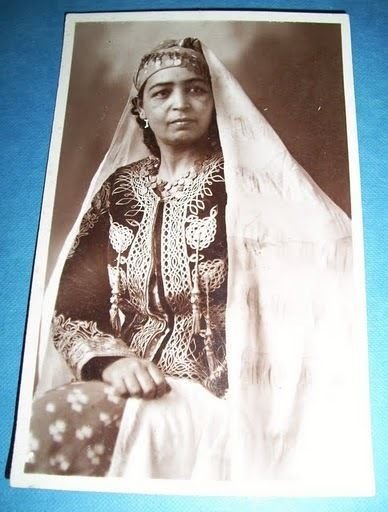 Cartolina Costumi Algeria - Types Mauresques 1940 ca