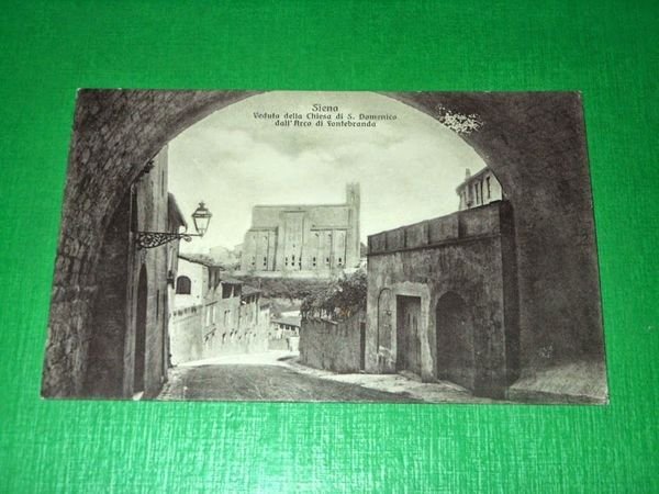 Cartolina Siena - Veduta della Chiesa di S. Domenico dall' …