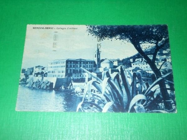 Cartolina Genova Nervi - Collegio Emiliani 1937