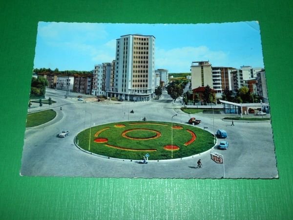 Cartolina Mantova - Piazzale Gramsci 1964