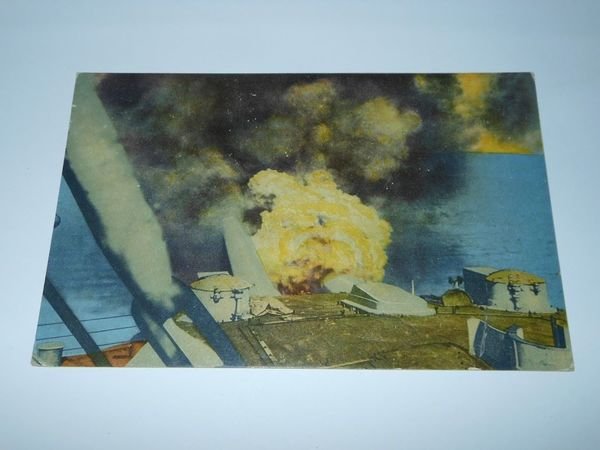 Cartolina Marina - L' Esperanto delle nostre Dreadnought 1916