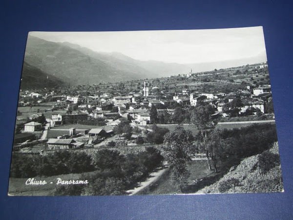 Cartolina Chiuro ( Sondrio ) - Panorama 1958