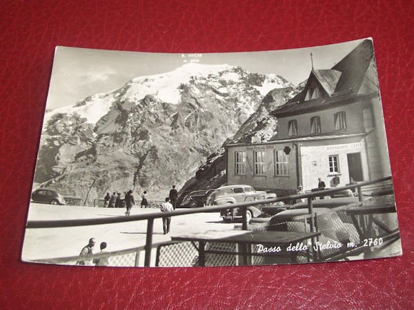 Cartolina Passo dello Stelvio - Dettaglio 1950