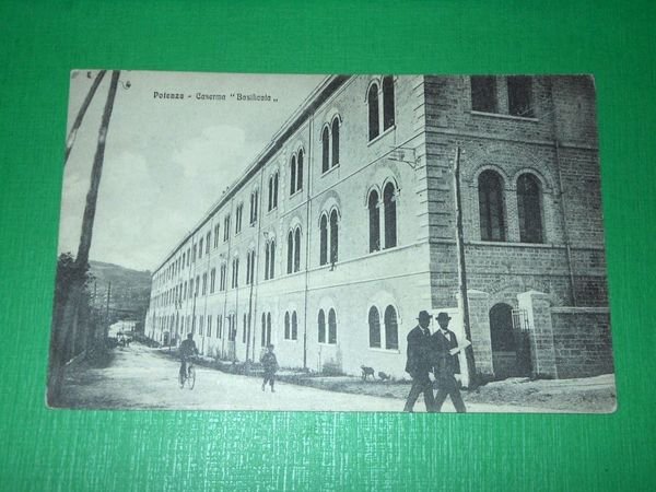 Cartolina Potenza - Caserma Basilicata 1920 ca