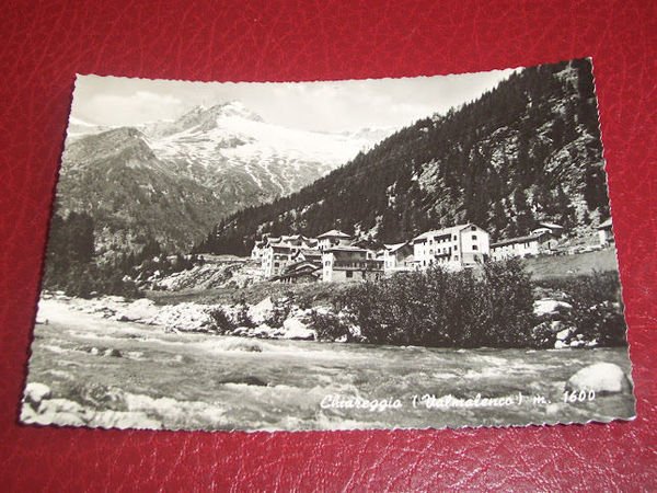 Cartolina Chiareggio ( Valmalenco) - Scorcio panoramico 1957 | Immagine Gallery 1