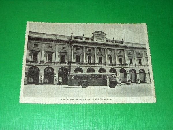 Cartolina Asola ( Mantova ) - Palazzo del Municipio 1950 … | Immagine principale