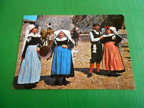 Cartolina Pettorano sul Gizio - Costumi della conca di Sulmona …