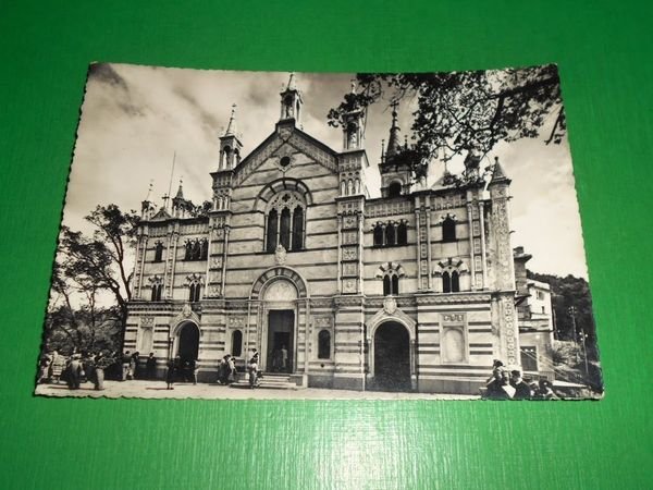 Cartolina Rapallo - Santuario Basilica N. S. di Montallegro 1959.