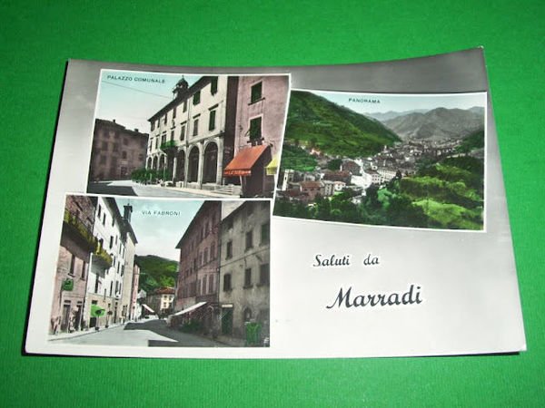 Cartolina Marradi ( Firenze ) - Panorama - Via Fabroni …
