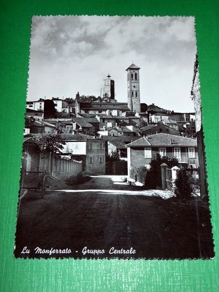 Cartolina Lu Monferrato - Gruppo Centrale 1950 ca.