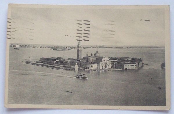 Cartolina Venezia - L' Isola di San Giorgio 1934.