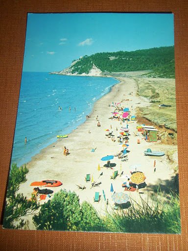 Cartolina Gargano Pittoresco - Piana e spiaggia di Calenella 1979.