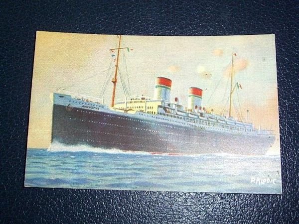 Cartolina Navigazione - Nave Espresso M/n Augustus '30