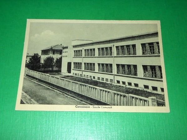 Cartolina Concorezzo - Scuole Comunali 1940 ca | Immagine Gallery 1