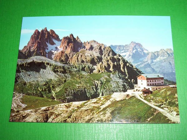 Cartolina Dolomiti - Rifugio Auronzo alle Tre Cime 1970 ca | Immagine principale